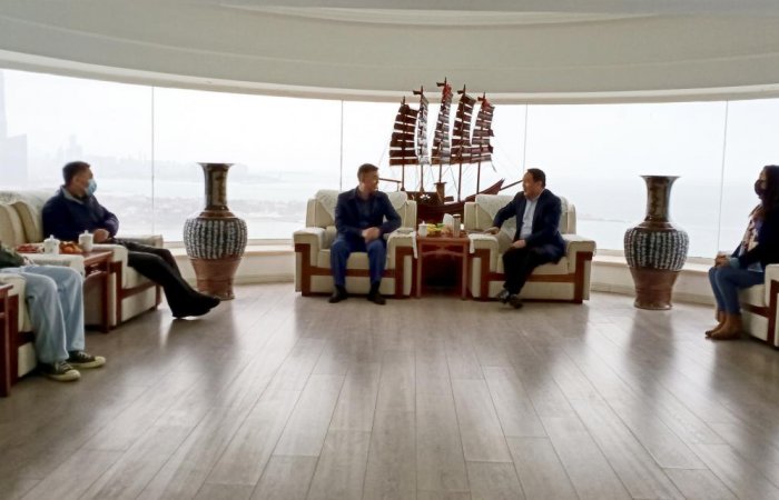 市南區(qū)退役軍人事務(wù)局領(lǐng)導(dǎo)蒞臨公司檢查指導(dǎo)雙擁工作